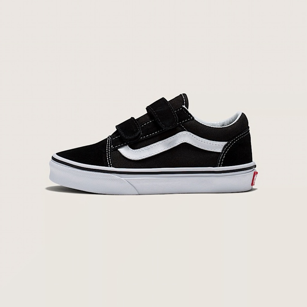 Vans Old Skool V Red and Brown Box